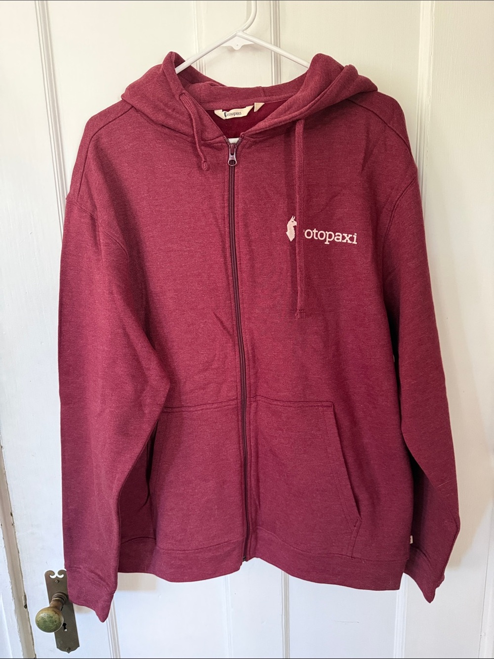 Cotopaxi Full Zip Hoodie, NWOT, Large, Maroon